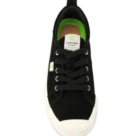 NIB Cariuma OCA Low‎ Black Suede Sneaker Skater Unisex  7.5 W 6M - Picture 5 of 11